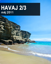 Ostrov Big Island (Hawaii) je najrozmanitejší a to bol jeden z hlavných dôvodov, prečo sme si ho vybrali.  Západná strana ostrova ponúka najkrajšie pláže, východná tropické pralesy a vodopády. Najvyššia hora ostrova Mauna Kea má nadmorskú výšku 4205m. Ak by sme ju však merali od základne, ktorá sa nachádza pod morom, ide o najvyššiu horu sveta s celkovou výškou 10 203m. Adrenalín dotvára fakt, že na Big Islande sú stále aktívne sopky. Pritom Kilauea je v súčasnosti jeden z najaktívnejších vulkánov na svete. Let spoločnosťou Hawaiian Airlines z Honolulu do Hila trval 50 minút. Z pravej strany lietadla bolo možné vidieť ostrovy Lanai, neobývaný Kahoolawe, mesiačikový Molokini, Maui a náš cieľový Big Island.